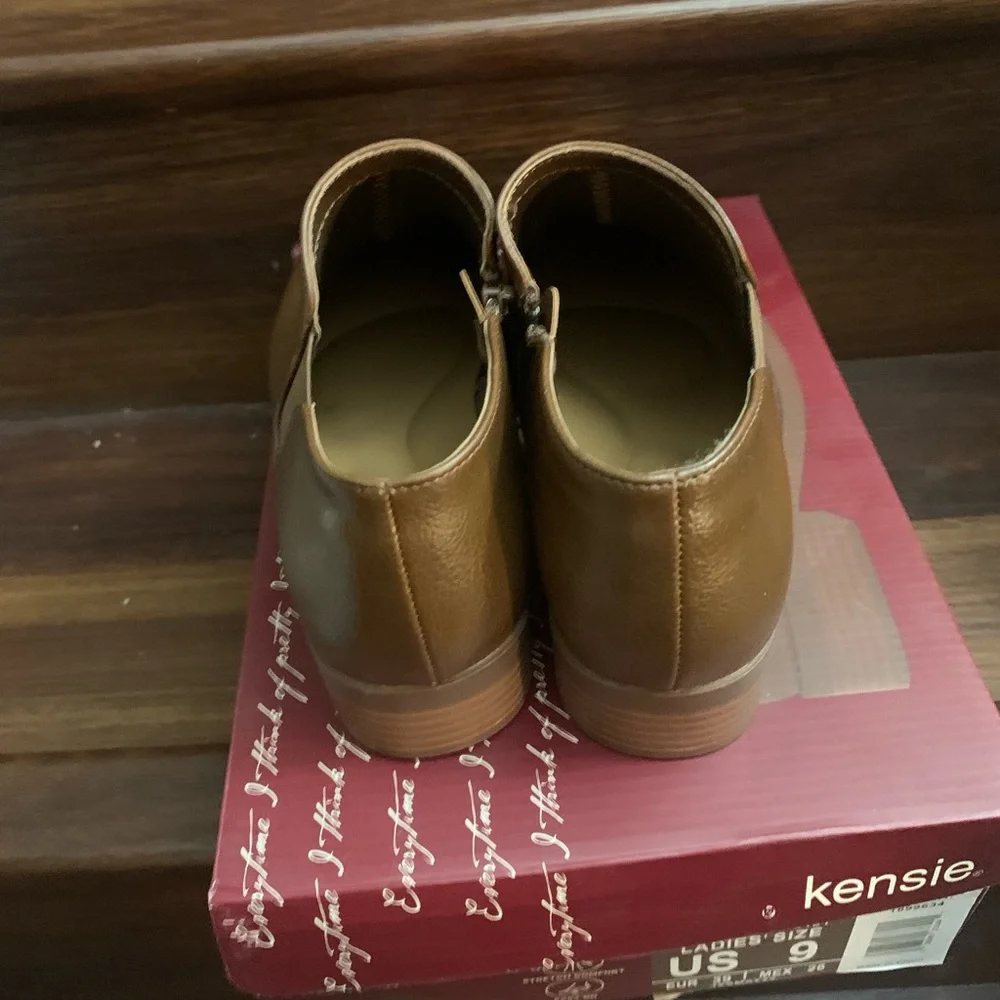 New Kensie Women's Sammy Brown Ankle Boots Bootie Size 9, 10, 7.5, 7, 6.5 - Picture 7 of 15